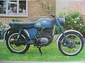 SOO 18 (32DCX101) registered to Invacar, devoid of fairing & spats & believed to have been a development bike, thought to have left the factory with the 250cc single 36A engine. Exists with owner in Essex.